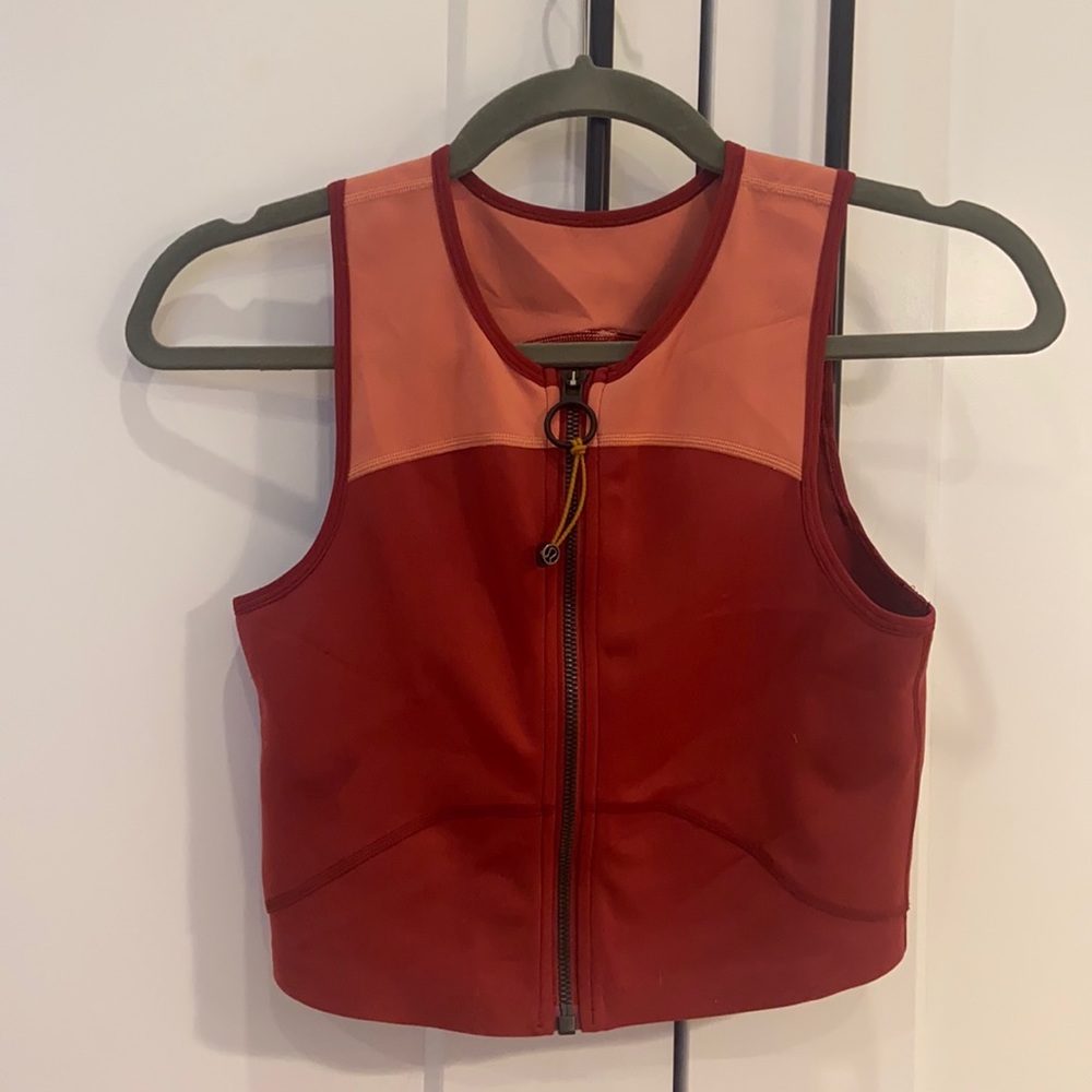 Roksanda x lululemon sz S face forward zip top